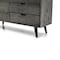 Armen Living Mohave Mid-Century Tundra Gray Acacia 6 Drawer Dresser LCMODRTG - alternate 7